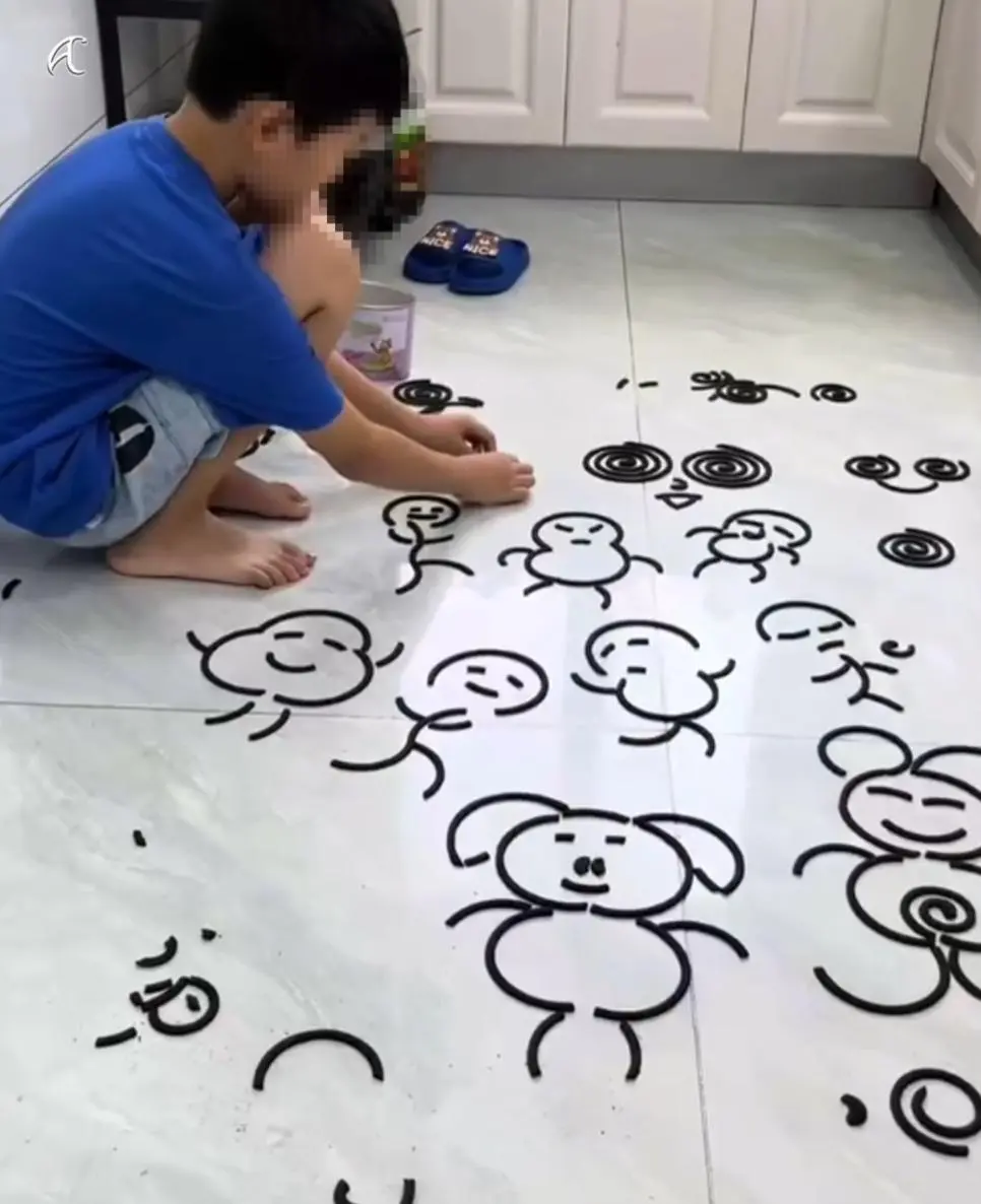 모기향으로 발견한 아이의 재능