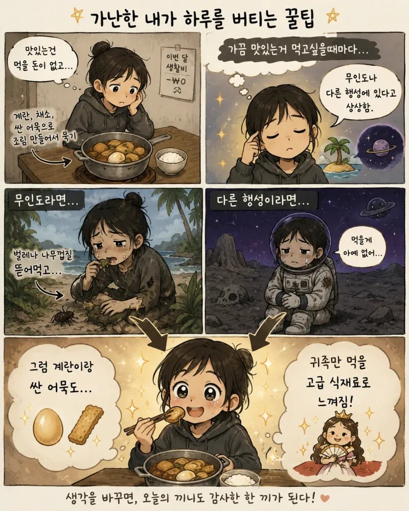 가난한 내가 하루를 버티는 꿀팁