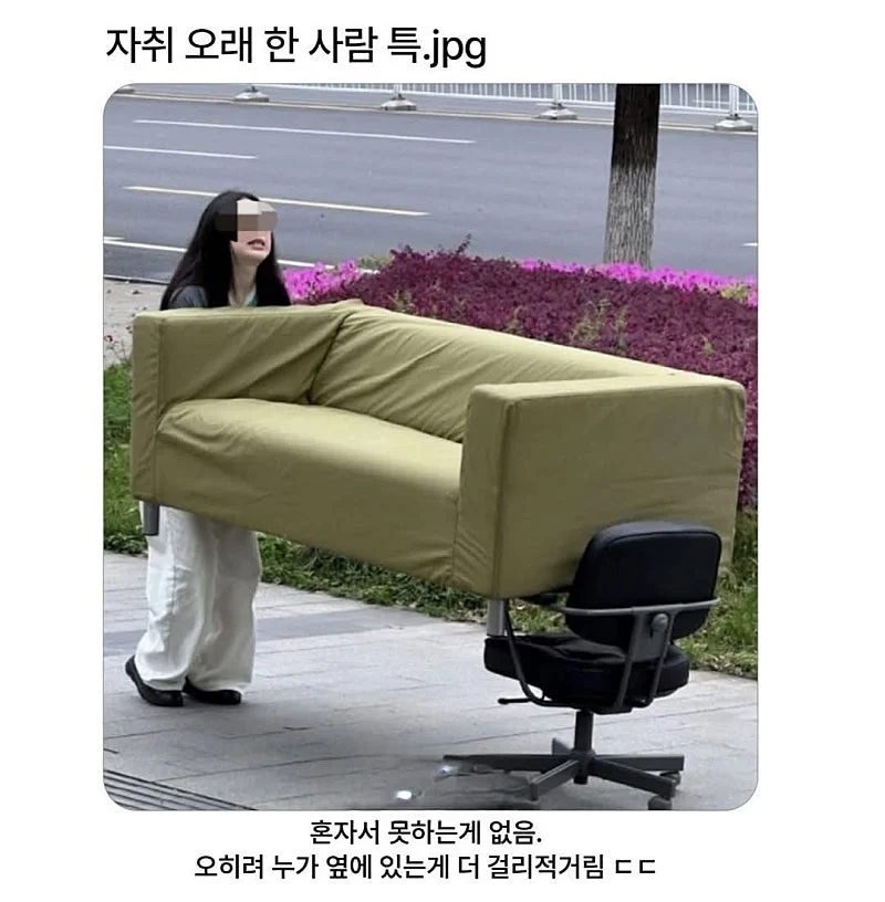 자취 오래 한 사람 특징