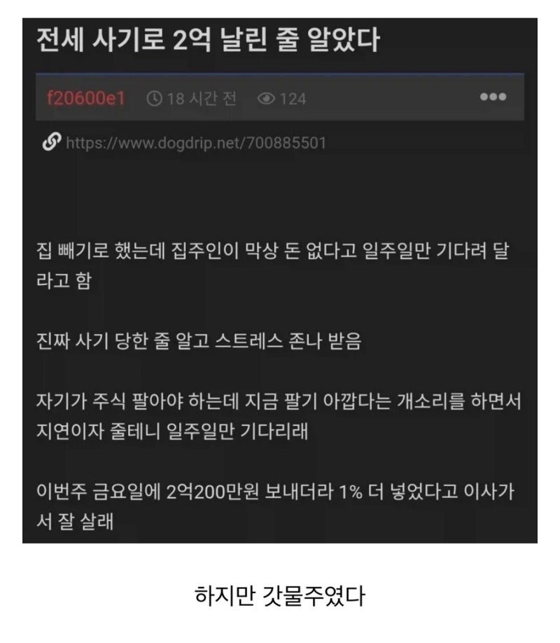전세사기로 2억을 날린 줄 알았다..jpg