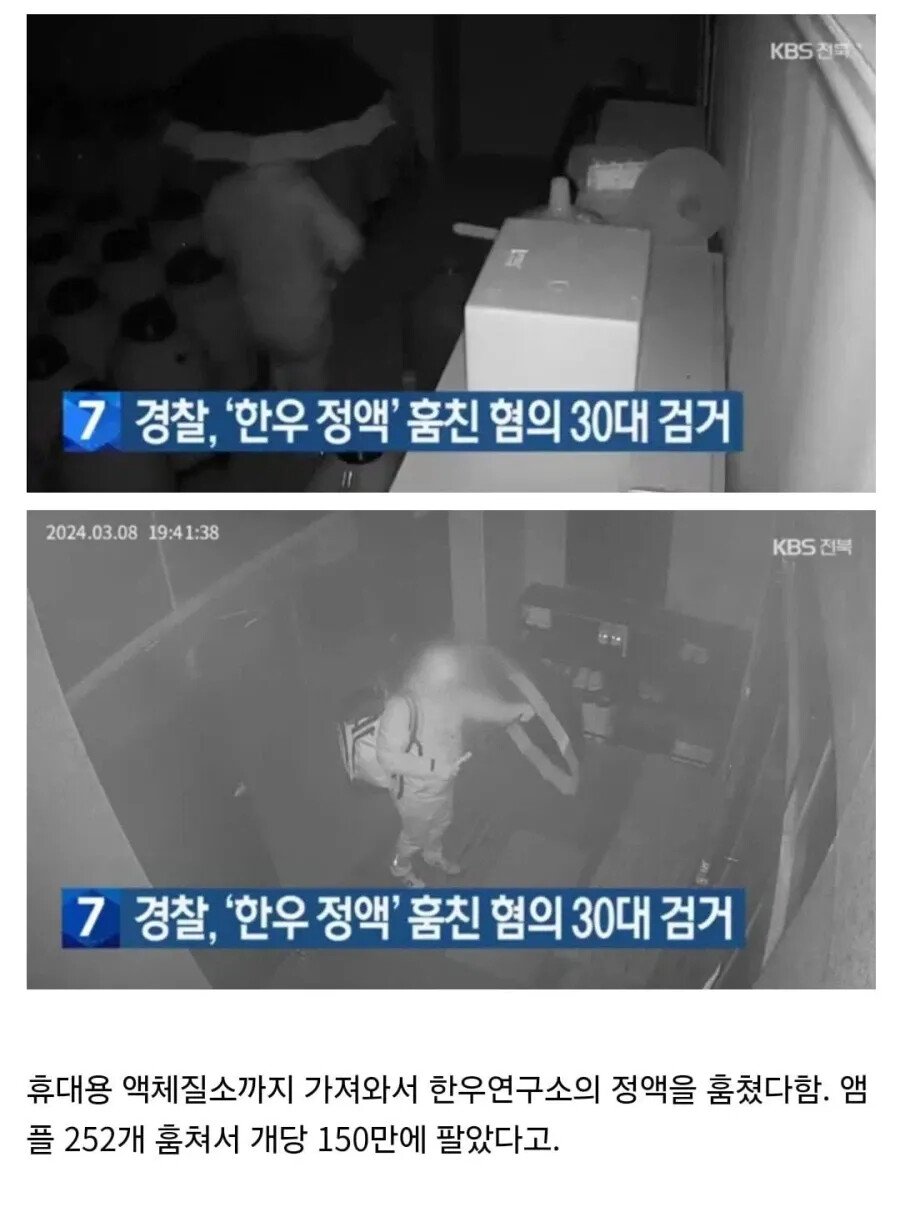 야심한 밤 정액도둑